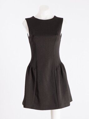 Forever 21 Black Sleeveless Fit & Flare Mini Dress, US S